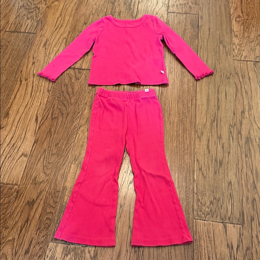 Baby GAP Pink Long Sleeve Top and Pants Set